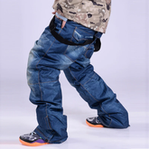 MARKERWAY Men's Outdoor Denim Jeans Bibs Overall